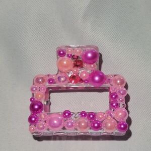 Pink Bejeweled Phone Grip